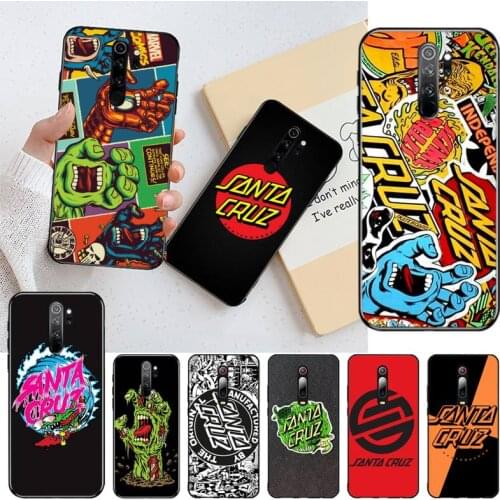 HUAGETOP santa cruz skateboards Phone Case Cover for Redmi Note 9 8 8T 8A 7 6 6A Go Pro Max Redmi 9 K20