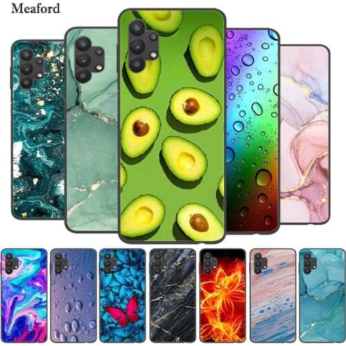 For Samsung A32 4G 5G A52 Case Luxury Silicone TPU Soft Cover Phone Case For Samsung Galaxy A32 5G A52 Marble Pattern Cute Case