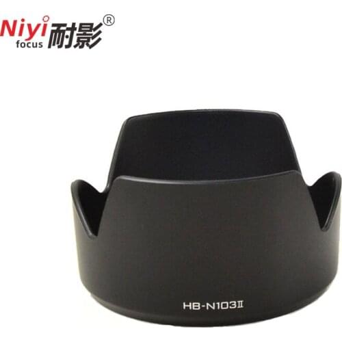 1pcs HB-N103 II Black/white Lens Shade Hood for Nikon 1 V1 J1 VR 10-30mm f/3.5-5.6 LENS hood
