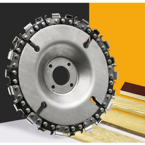 4-Inch Chain Tray Wood Slotted Saw Blade Chain Plate Cutting Piece Angle Grinding For 4" Angle Grinders