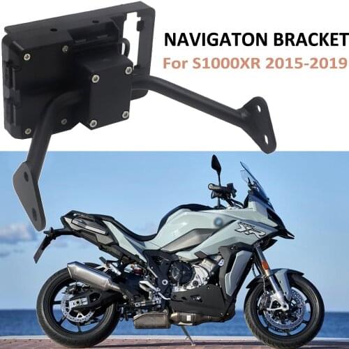 S1000XR Motorcycle Stand Holder Mobile Phone GPS Navigaton Bracket USB Wireless Charging For BMW S1000 XR S 1000 XR 2015 - 2019