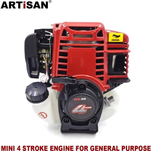 Mini 4 Stroke Engine Compatible With HONDA GX35 OHC 35.8CC For Brush Cutter Grass Trimmer Tiller Cultivator Water Pump Sprayer