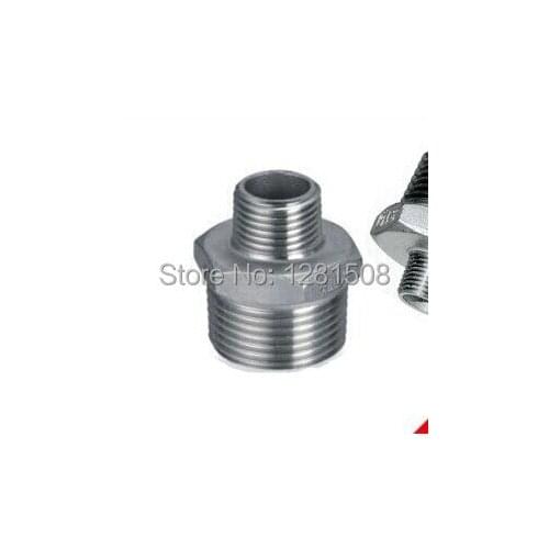 3/4"BSP to 1/2"BSP 304 stainless steel pipe fittings variable diameter of wire outside diameter wire connector