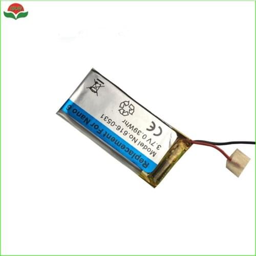 ISUN 10pcs/lot Original Quality Battery Replacement for iPod Nano 6 6th Gen 8GB 16GB