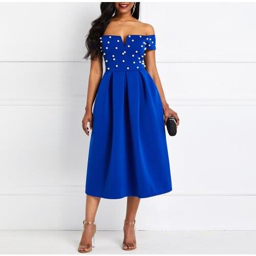 LIBIELIY Summer Midi Dresses