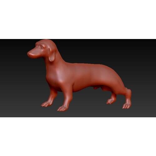Dog 3D model for cnc or 3D printers in STL file format