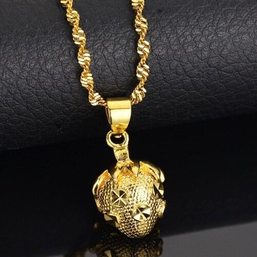 Fashion Gold Color Strawberry Pendant Necklace Women Female Jewelry Copper Durable Stainless Necklaces Anniversary Chain Gift