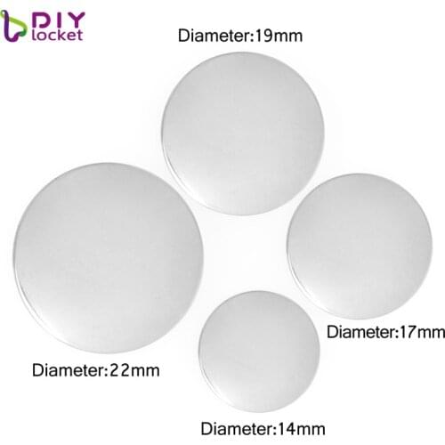 Diylocket 10PCS Blank Window Plates Wholesale Fit floating locket Jewelry pendants Both side Polished Stainless steel LSFP05*10