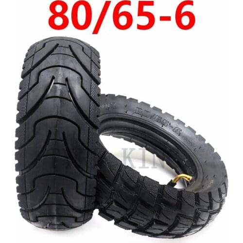 New 80/65-6 Tire for 10 Inch Folding Electric Scooter ZERO 10X Dualtron KUGOO M4 Thickened Widened 10x3.0 Tyre Inner Tube