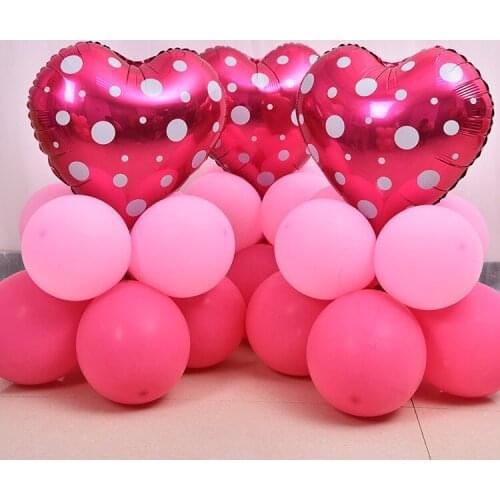 Supplies Inflatable Ccessories Balls Party Happy Metallized Reveal 1st Birthday Decorations Balloons Wedding Engagement Air Arch