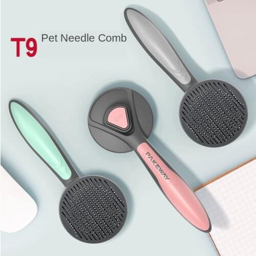 Pet Hair Comb Dog Hair Removal Magic T9 Self Cleaning Comb Pet Cleaning Products Pet Hair Remover
