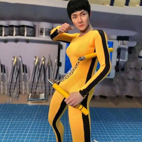 In Stock 1/6 Female/Male Soldier Figure Clothes Chinese Kongfu Sportswear Clothes Clothing Set Model for 12 inches Body