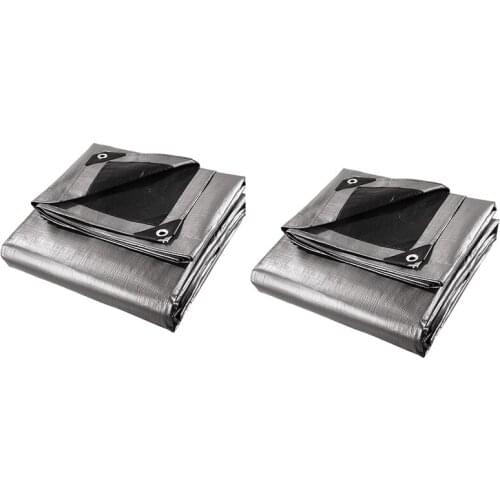 Waterproof Tarpaulin Heavy Duty Poly Tarp Ground Sheet Outdoor Camping Tent Cover with Eyelets