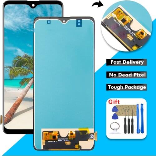 For Samsung Galaxy A71 A715 A715FD A715F LCD Display Touch Screen Digitizer Assembly with Frame