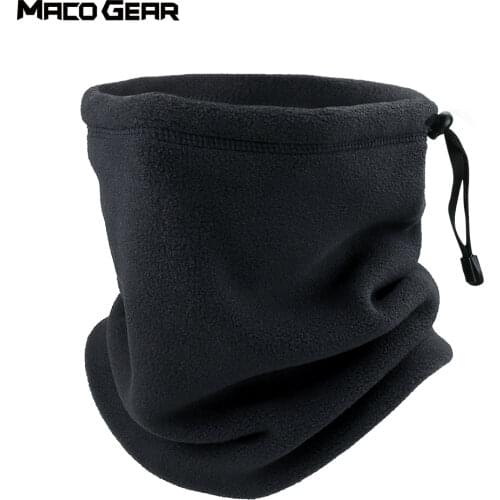 Winter Fleece Neck Warmer Gaiter Bandana Thermal Ski Hiking Cycling Snowboard Cover Sports Running Thick Tube Scarf Men Women