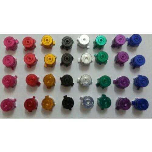 1set=4pcs For PS3 for PS4 game pad controller Aluminum Metal Action Bullet Metallic Button 8colors