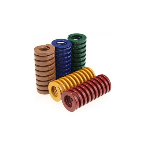 10x5x20/30/35/40/45/50/55/60/65/70/75/80/90/100mm 2Pcs Spiral Stamping Compression Die Spring red yellow blue green brown