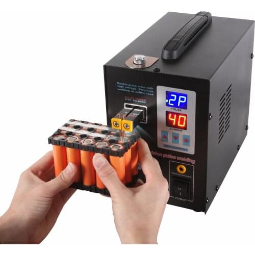 SUNKKO 737G Spot Welder 1.5kw LED Dual Digital Display Pulse Precision Spot Welding of Fixed Push Welding Joint for 18650