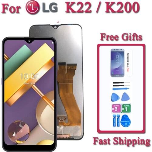 6.2 inches 100% Test Screen For LG K22 K200 LCD LM-K200 Display Touch Screen Digitizer Assembly LCD For LMK200Z LMK200E LCD