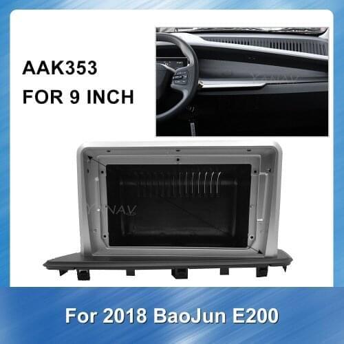 9 Inch 2 Din Car Audio Radio Kit Frame For Baojun E200 2018 Car GPS Navigation Dash Mount Trim Installation Kit Frame Panel