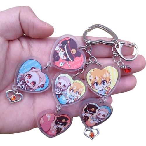 Toilet-bound Hanako-kun Acrylic Pendant Keychain For Key Ring Child Student Lover New Classic Anime Jewelry Birthday Gift