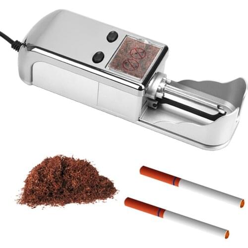Smoking Accessories Pipe Injector Cigarette Rolling Machine Herb Tobacco Roller DIY EU Plug Electric Automatic Tobacco Roller
