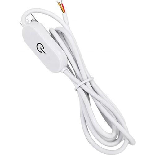 ANNXIN High Quality Accepts Custom Size USB Touch Dimmer Switch Cbale USB Switch Power Cable With On/Off For LED Clip Desk Lamp