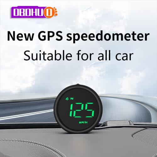 OBDHUD Universal Car HUD GPS Speedometer Speedometer Head Up Display Digital Over Speed Alert Windshield Projetor Auto