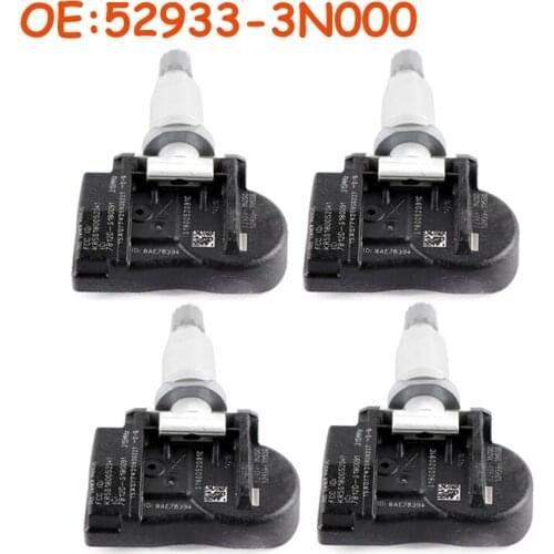 4 PCS 52933-3N000 52933-2M550 For Hyundai Elantra GT Equus Genesis Coupe Santa Fe Kia Cadenza Optima TPMS Tire Sensor 315MHZ