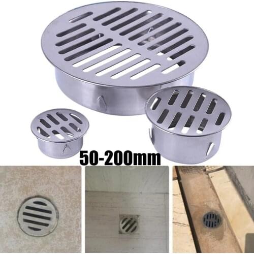 Stainless Steel Balcony Drainage Roof Filter Round Floor Drain Cover Rain Pipe Cap Tools Kitchen Accessories