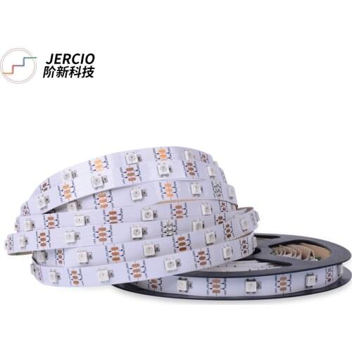 JERCIO 1m/4m/5m XT1511-RGB Like ws2812b 30/60/144 pixels/leds/ magic digtial led pixel strip can replace ws2812b IC