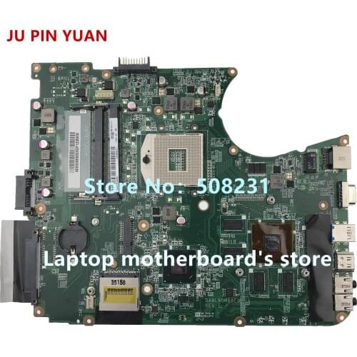 JU PIN YUAN For toshiba satellite L750 L755 laptop motherboard A000080820 DABLBDMB8E0 GT525M 1GB 100% fully Tested