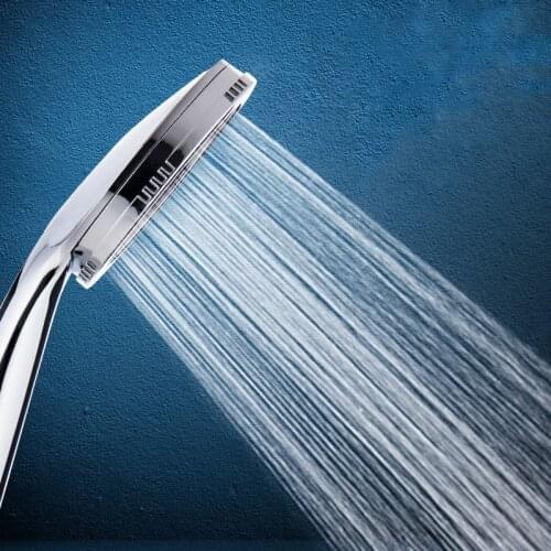 1PC ABS Bathroom Accessories Pressurized Nozzle Shower High Pressure Water-Saving Rain Chrome Shower