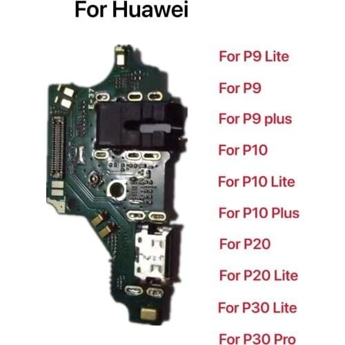 New USB Charge Board & Microphone Module For Huawei P30 P20 Pro P10 P9 Plus Mini P8 Lite 2017 Charging Port Dock Flex Cable