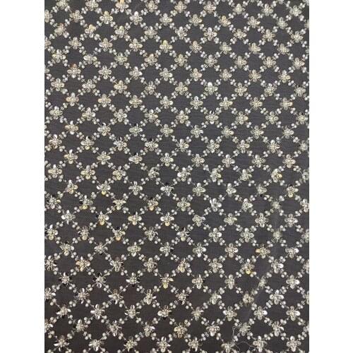 New Design Nigerian Tulle Lace Fabric J-426688 French Sequins and beads Fabric Beautiful African Lace Fabirc For Women Party