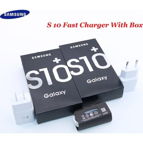 Samsung Original Fast Charging Charger USB Wall EU US Adapter Type C Data Cable For Galaxy S10 S9 S8 Plus S10e S11 Note 9 8 A50