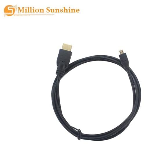 Raspberry Pi 4B Micro HDMI to HDMI Video Cable Support 4K HDMI Adapter Cord for Raspberry Pi 4B 1.5M