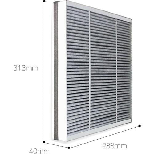 Philips AC4125 Replacement HEPA Filter with Activated Carbon Filter and Sealing Strip for AC4006 AC4081 AC4080 ACP007 AC4158