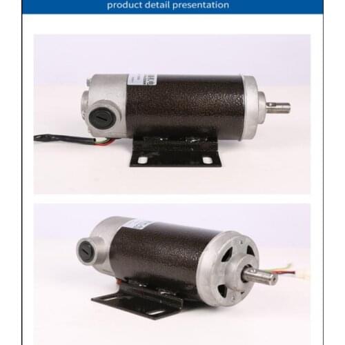 DC 220V 500W 2500 rpm double ball bearing motor lathe modification bench drill modification motor take with addtion rotor