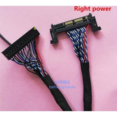 51pin 2ch 8-bit Universal LVDS cable for samsung lg panel 55cm length 2 Ch 8-bit 51PIN Double 8 HD Screen Line Universal TV