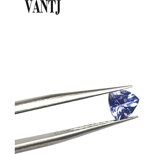 VANTJ Genuine Natural Tanzanite Loose Gemstone Triangle Cut Tanzania origin Diy Jewelry for Silver Gold Ring Women Party Gift