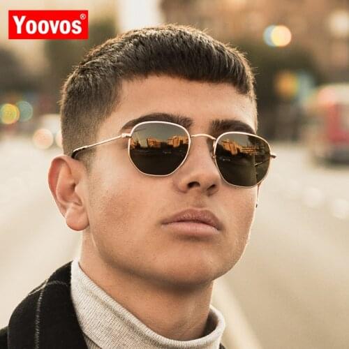 Yoovos 2021 Vintage Polarized Sunglasses Women/Men Classic Eyeglasses Street Beat Shopping Mirror Oculos De Sol Gafas UV400