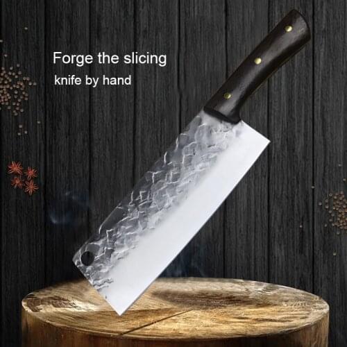 PEGASI 7.6‘’ forge Japanese slicing knife chef slicing knife, ladies use light and sharp slicing knife household kitchen knife