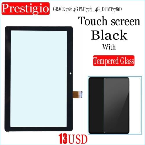 New for 10.1 inch Prestigio GRACE 7781 4G PMT7781_4G_D PMT7781D Tablet Digitizer Touch screen Tempered Glass Screen Protector
