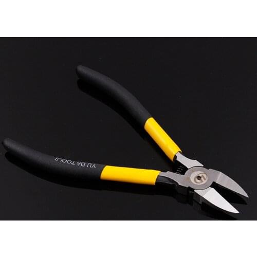 1 Pc Yellow Mini Wire Stripper Plier Diagonal Cutting Pliers 6 inch or 5 inch Electronic Cable Cutter Repair Tool