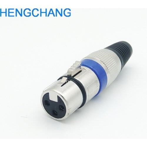 10pcs 3Pin XLR audio Connector Micphone Plug XLR FeMale connector