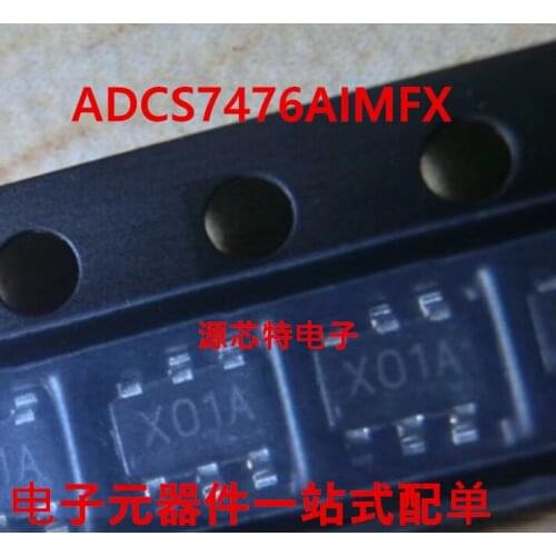 100% New&original ADCS7476AIMFX Marking: X01A SOT23-6 12 ADC In Stock