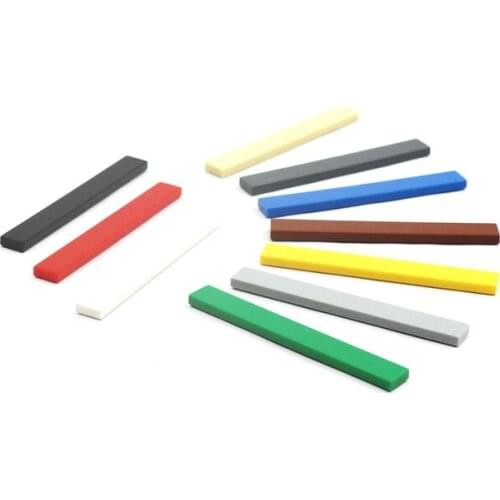 100pcs Flat Tiles 4162 Pieces 1 x 8 Creative Building Bricks Sets Plastic Blocks DIY Toys For Children Educational Bricks