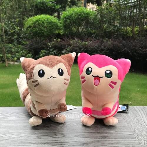 Anime Furret Plush Toy Cute Ootachi Sentret Evolution Stuffed Animals Soft Doll Length 17"