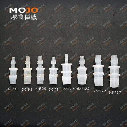 2020 Free shipping MJ-S9.5X19(100pcs) PP Reducing Straght type barbed water fitting connectors